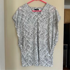 Black and White Elevated Essentials Blouse